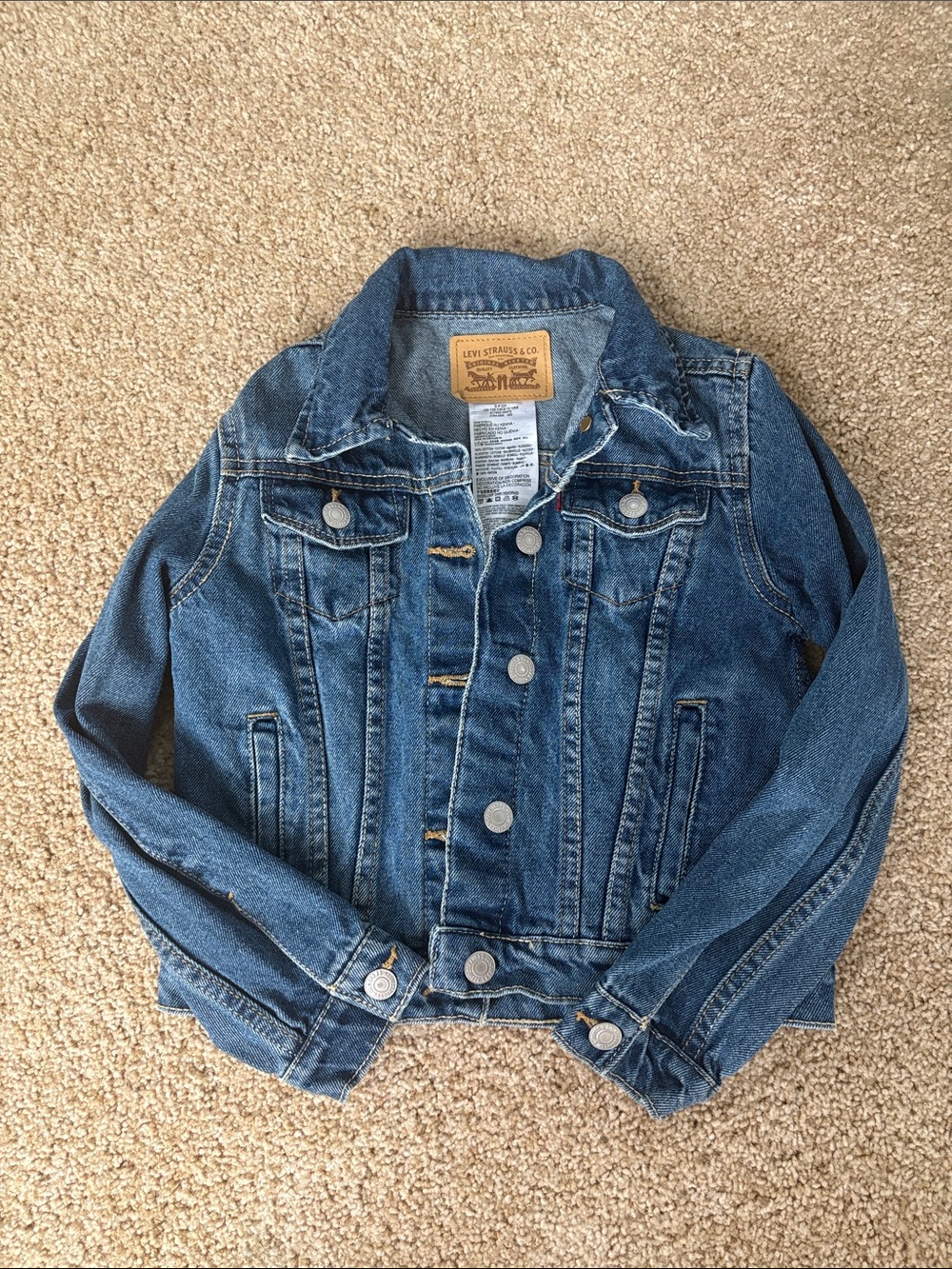 Levi's Kids Medium Blue Denim Jacket Trucker